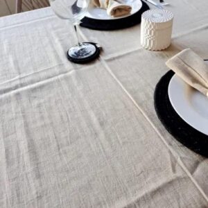 MANTEL RECTANGULAR EN GASA DE ALGODON - 200 X 140 CM